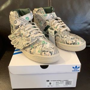 Jeremy Scott FORUM WINGS 1.0 MONEY X ADIDAS size 9